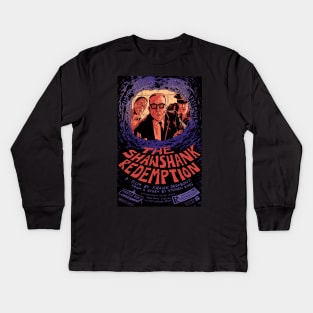 Shawshank Redemption vintage poster Kids Long Sleeve T-Shirt